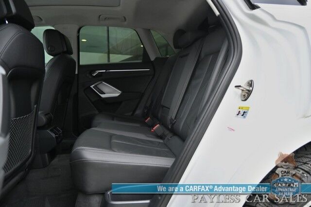 2020 Audi Q3 S line Premium Plus / AWD / Auto Start / Power & Heated Leather Seats / Panoramic Sunroof / Lane Departure & Blind Spot Alert / Apple CarPlay & Android Auto / Back Up Camera / Keyless Entry & Start / 27 MPG Anchorage AK