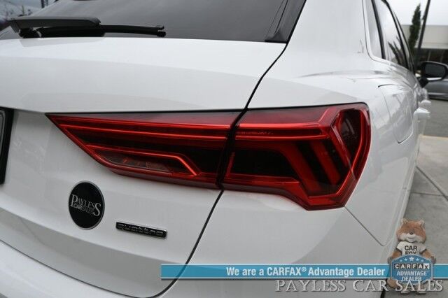 2020 Audi Q3 S line Premium Plus / AWD / Auto Start / Power & Heated Leather Seats / Panoramic Sunroof / Lane Departure & Blind Spot Alert / Apple CarPlay & Android Auto / Back Up Camera / Keyless Entry & Start / 27 MPG Anchorage AK