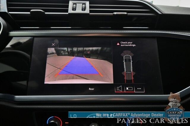 2020 Audi Q3 S line Premium Plus / AWD / Auto Start / Power & Heated Leather Seats / Panoramic Sunroof / Lane Departure & Blind Spot Alert / Apple CarPlay & Android Auto / Back Up Camera / Keyless Entry & Start / 27 MPG Anchorage AK