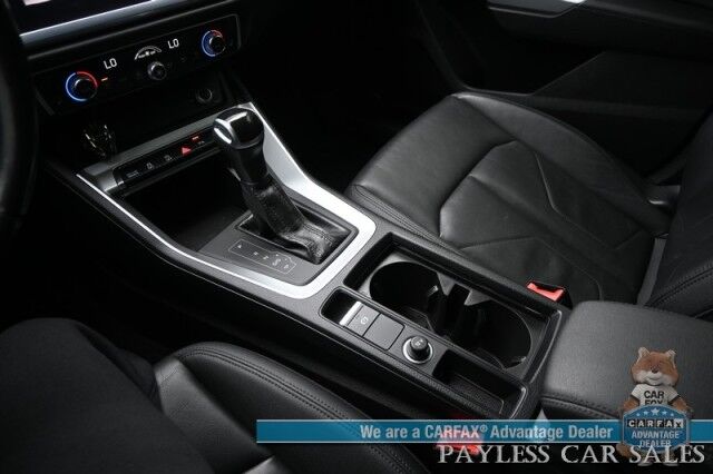 2020 Audi Q3 S line Premium Plus / AWD / Auto Start / Power & Heated Leather Seats / Panoramic Sunroof / Lane Departure & Blind Spot Alert / Apple CarPlay & Android Auto / Back Up Camera / Keyless Entry & Start / 27 MPG Anchorage AK