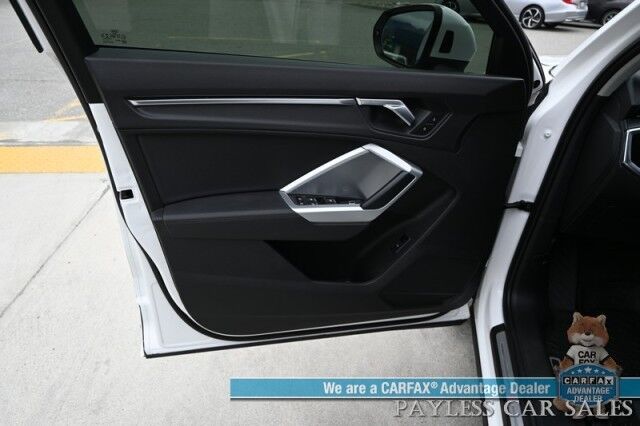 2020 Audi Q3 S line Premium Plus / AWD / Auto Start / Power & Heated Leather Seats / Panoramic Sunroof / Lane Departure & Blind Spot Alert / Apple CarPlay & Android Auto / Back Up Camera / Keyless Entry & Start / 27 MPG Anchorage AK