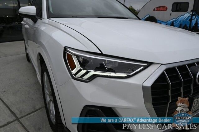 2020 Audi Q3 S line Premium Plus / AWD / Auto Start / Power & Heated Leather Seats / Panoramic Sunroof / Lane Departure & Blind Spot Alert / Apple CarPlay & Android Auto / Back Up Camera / Keyless Entry & Start / 27 MPG Anchorage AK