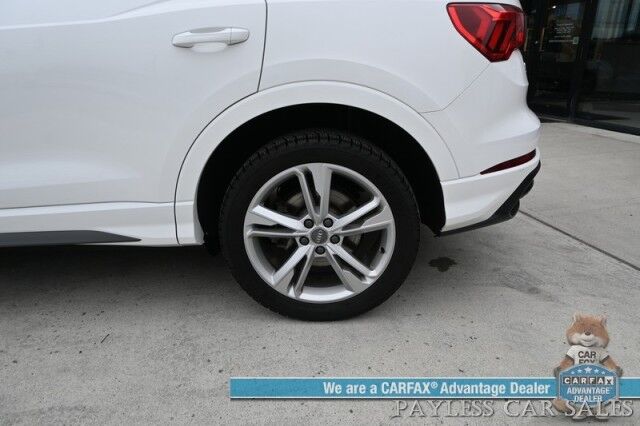 2020 Audi Q3 S line Premium Plus / AWD / Auto Start / Power & Heated Leather Seats / Panoramic Sunroof / Lane Departure & Blind Spot Alert / Apple CarPlay & Android Auto / Back Up Camera / Keyless Entry & Start / 27 MPG Anchorage AK