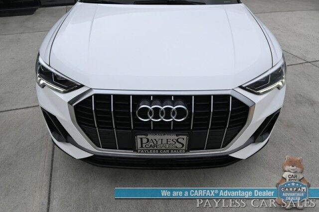 2020 Audi Q3 S line Premium Plus / AWD / Auto Start / Power & Heated Leather Seats / Panoramic Sunroof / Lane Departure & Blind Spot Alert / Apple CarPlay & Android Auto / Back Up Camera / Keyless Entry & Start / 27 MPG Anchorage AK