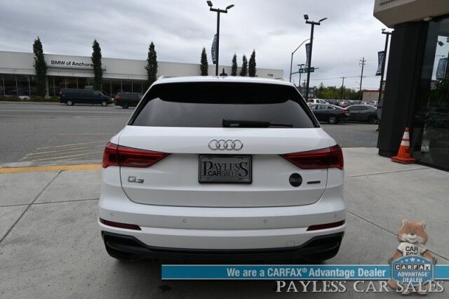 2020 Audi Q3 S line Premium Plus / AWD / Auto Start / Power & Heated Leather Seats / Panoramic Sunroof / Lane Departure & Blind Spot Alert / Apple CarPlay & Android Auto / Back Up Camera / Keyless Entry & Start / 27 MPG Anchorage AK