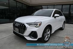 2020_Audi_Q3_S line Premium Plus / AWD / Auto Start / Power & Heated Leather Seats / Panoramic Sunroof / Lane Departure & Blind Spot Alert / Apple CarPlay & Android Auto / Back Up Camera / Keyless Entry & Start / 27 MPG_ Anchorage AK