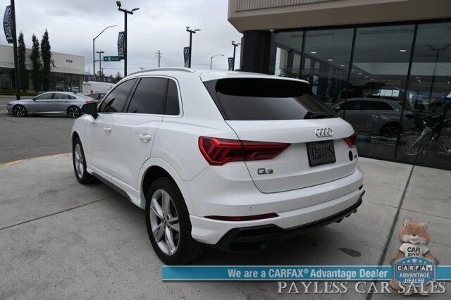 2020 Audi Q3 S line Premium Plus / AWD / Auto Start / Power & Heated Leather Seats / Panoramic Sunroof / Lane Departure & Blind Spot Alert / Apple CarPlay & Android Auto / Back Up Camera / Keyless Entry & Start / 27 MPG Anchorage AK