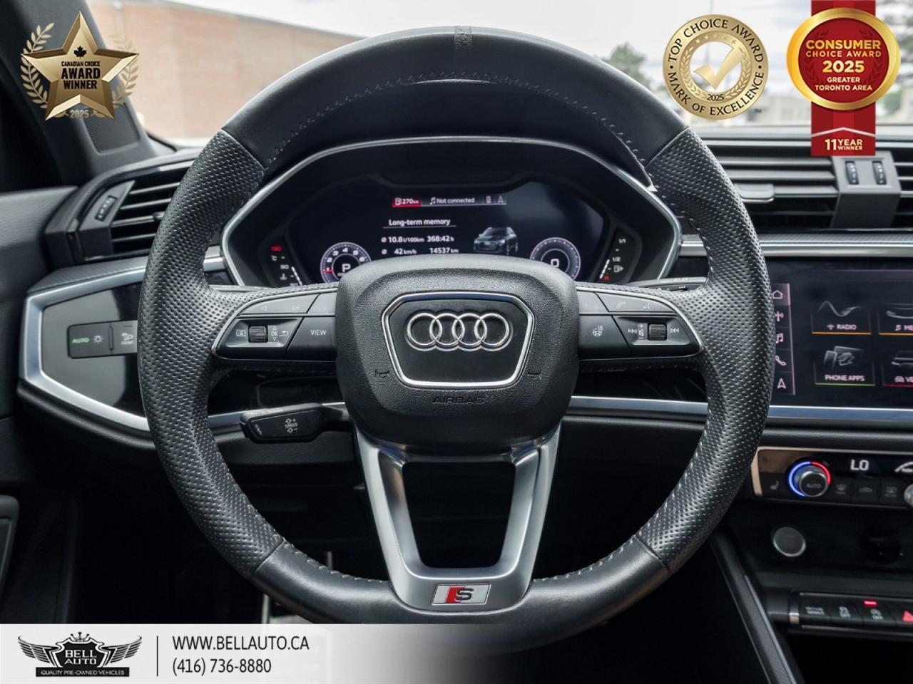 2020 Audi Q3 Technik | QUATTRO | 20" AUDI SPORT WHEELS | 360 CAMERA | PANORAMIC SUNROOF | BANG & OLUFSEN SOUND Toronto ON