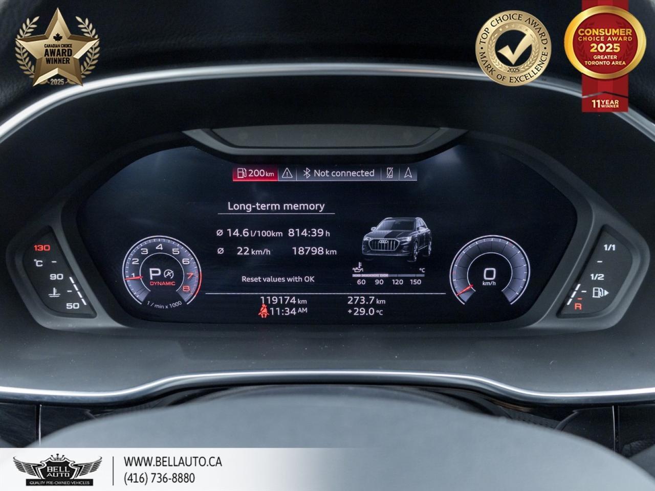 2020 Audi Q3 Technik | QUATTRO | 360CAM | PANORAMIC ROOF | BANG & OLUFSEN SOUND | BACKUPCAM | NAVI | POWER SEATS Toronto ON