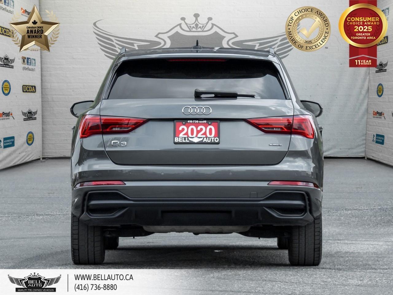 2020 Audi Q3 Technik | QUATTRO | 360CAM | PANORAMIC ROOF | BANG & OLUFSEN SOUND | BACKUPCAM | NAVI | POWER SEATS Toronto ON