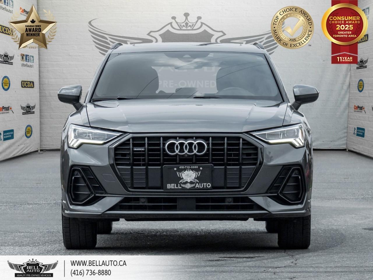 2020 Audi Q3 Technik | QUATTRO | 360CAM | PANORAMIC ROOF | BANG & OLUFSEN SOUND | BACKUPCAM | NAVI | POWER SEATS Toronto ON