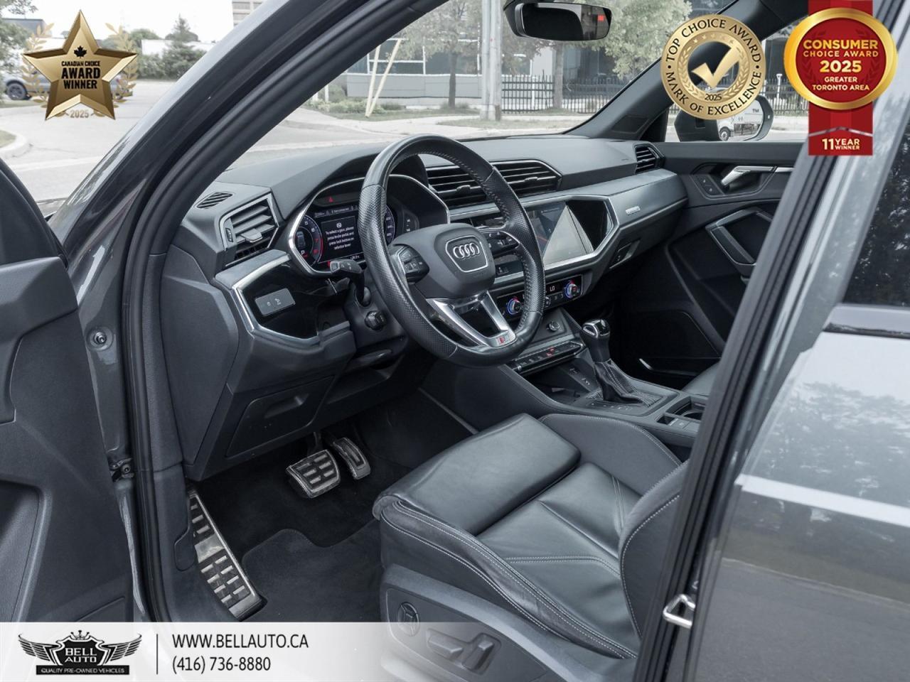 2020 Audi Q3 Technik | QUATTRO | 360CAM | PANORAMIC ROOF | BANG & OLUFSEN SOUND | BACKUPCAM | NAVI | POWER SEATS Toronto ON
