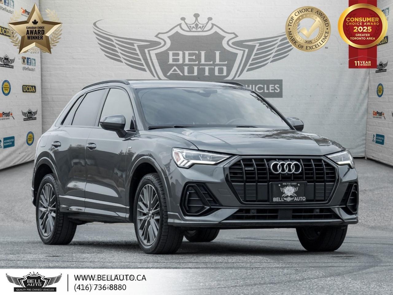2020 Audi Q3 Technik | QUATTRO | 360CAM | PANORAMIC ROOF | BANG & OLUFSEN SOUND | BACKUPCAM | NAVI | POWER SEATS Toronto ON
