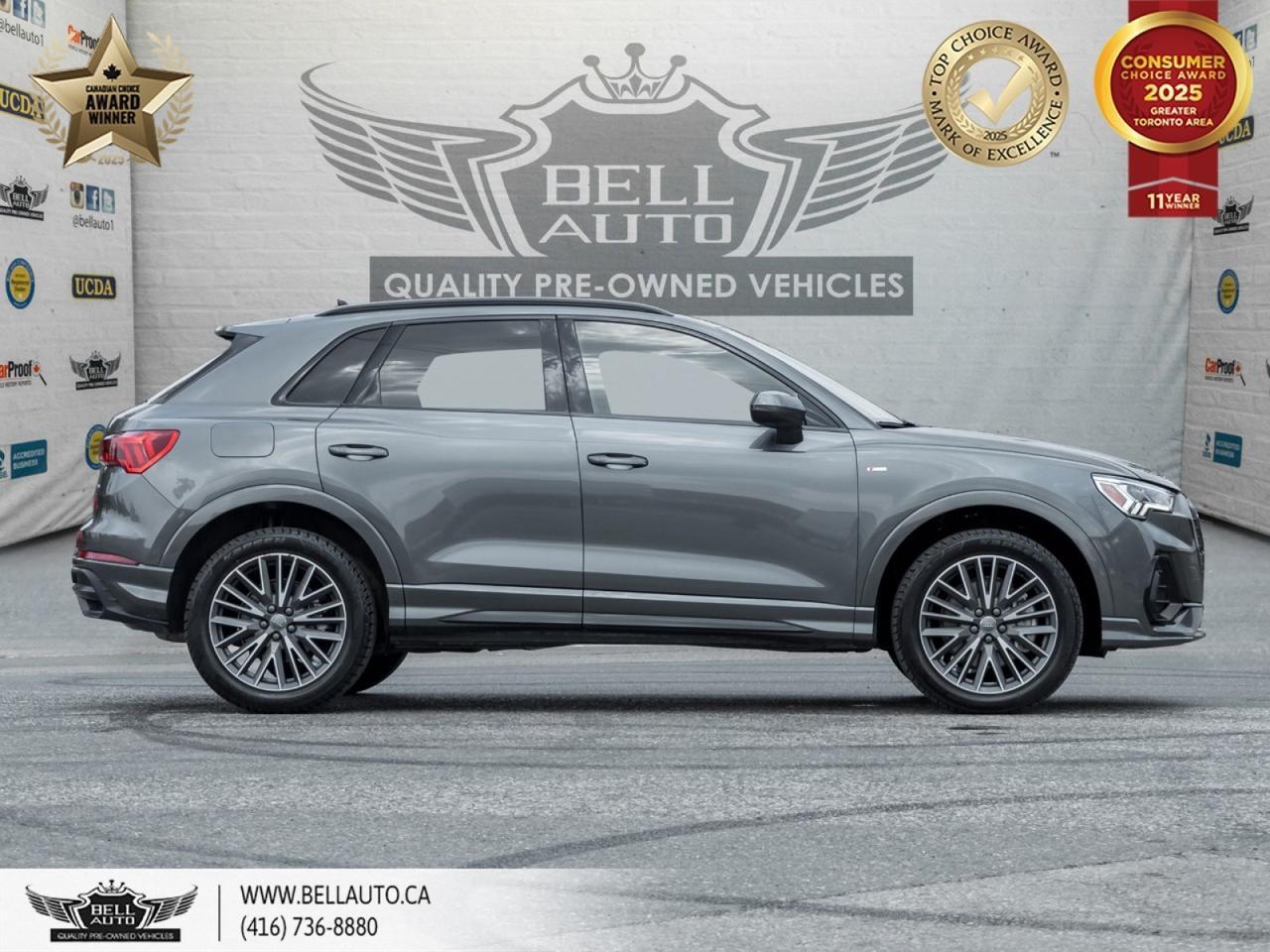 2020 Audi Q3 Technik | QUATTRO | 360CAM | PANORAMIC ROOF | BANG & OLUFSEN SOUND | BACKUPCAM | NAVI | POWER SEATS Toronto ON