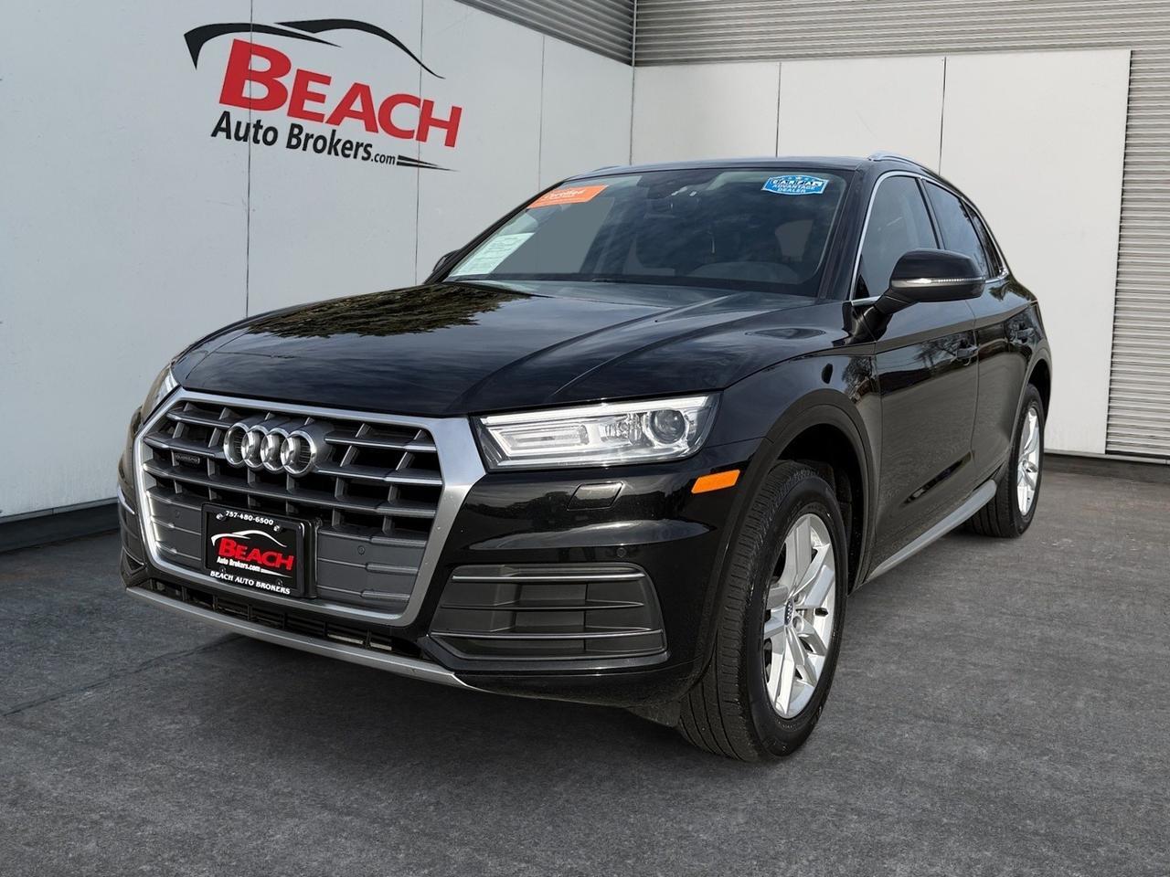 2020 Audi Q5 Premium, HEATED SEATS, MOONROOF, UNIVERSAL GARAGE DOOR OPENER, POWER MIRRORS, KEYLESS ENTRY, BACKUP CAMERA, BLUETOOTH, MEMORY DRIVE SEATS, CLEAN CARFAX!