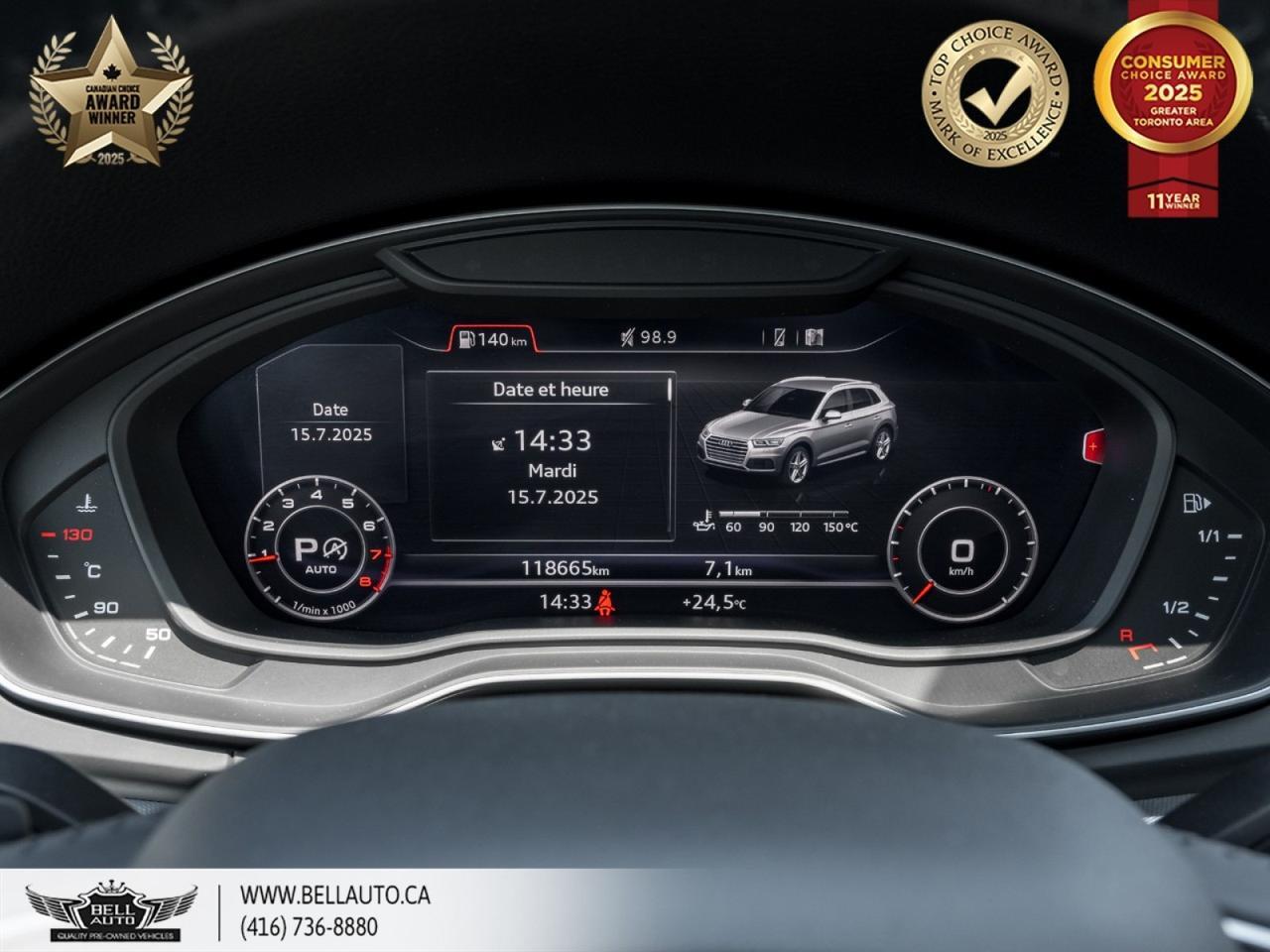 2020 Audi Q5 Progressiv | PREMIUM PLUS | BROWN LEATHER | PANO | BACKUPCAM | ONSTAR | POWER AND MEMORY SEATS Toronto ON