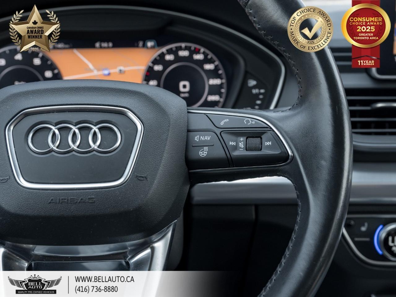 2020 Audi Q5 Progressiv | PREMIUM PLUS | BROWN LEATHER | PANO | BACKUPCAM | ONSTAR | POWER AND MEMORY SEATS Toronto ON