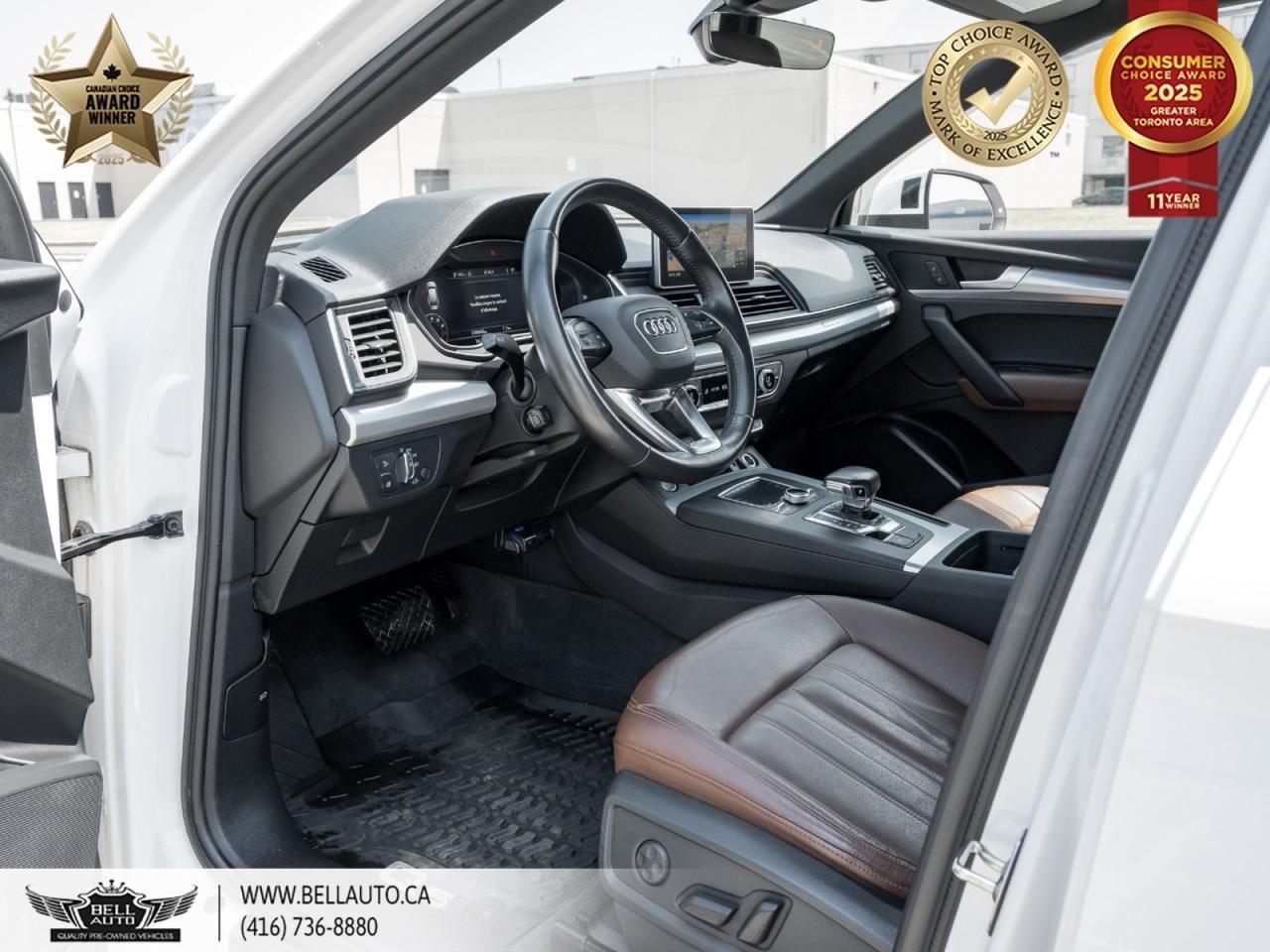 2020 Audi Q5 Progressiv | PREMIUM PLUS | BROWN LEATHER | PANO | BACKUPCAM | ONSTAR | POWER AND MEMORY SEATS Toronto ON