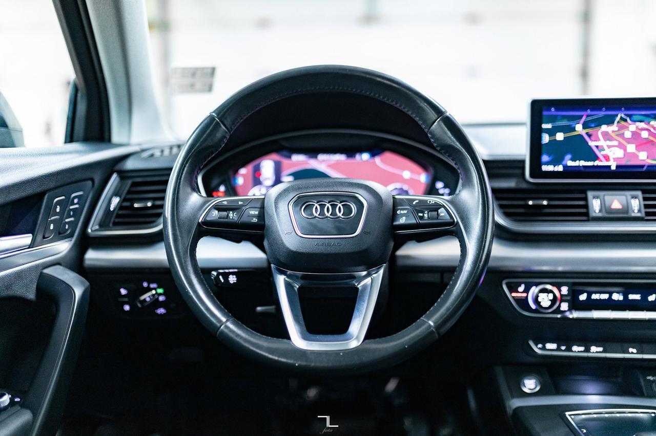 2020 Audi Q5 Quattro Premium Plus Leather Roof Nav BCam Red Deer AB