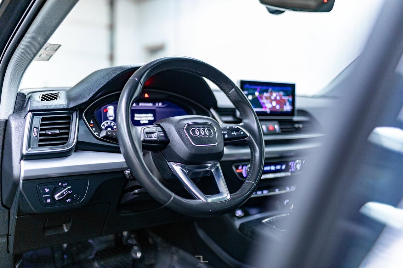 2020 Audi Q5 Quattro Premium Plus Leather Roof Nav BCam Red Deer AB