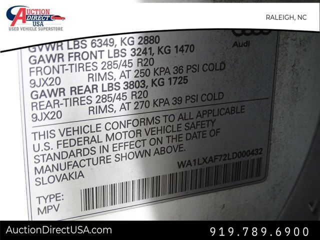 2020 Audi Q7 55 Premium Plus Raleigh NC