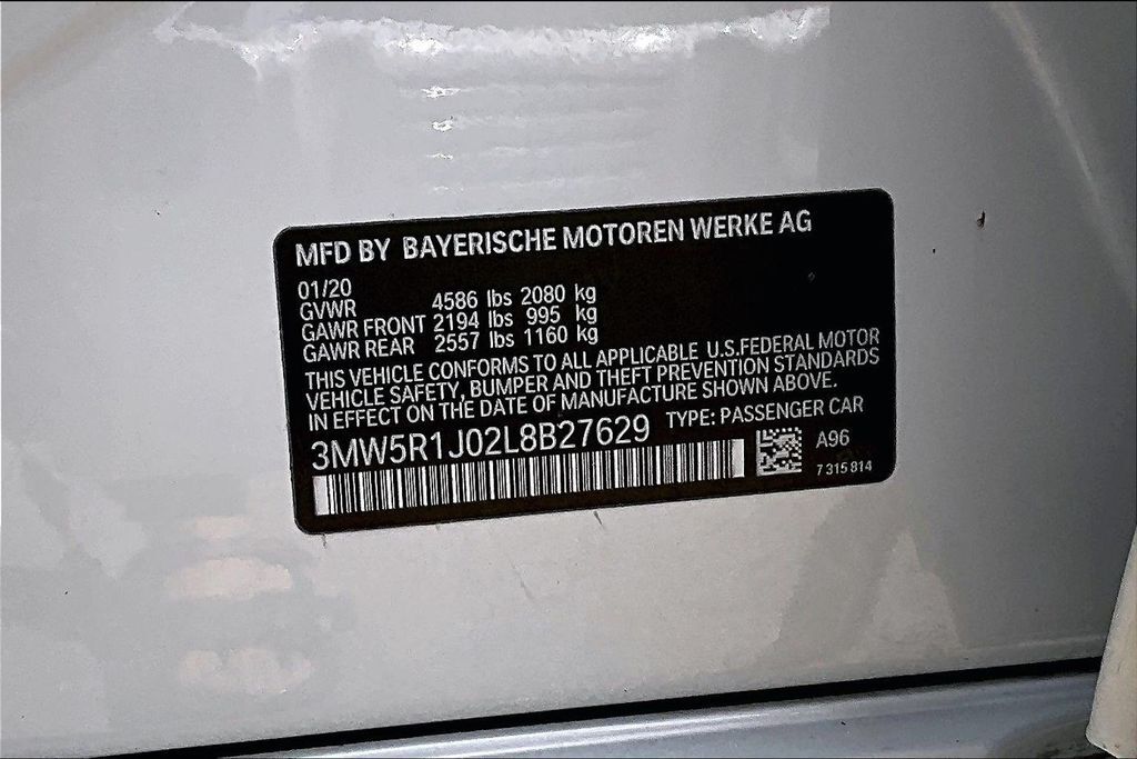 2020 BMW 3 Series 330i OR