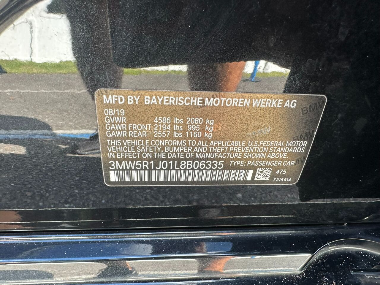 2020 BMW 3 Series 330i Sedan North America Jacksonville FL