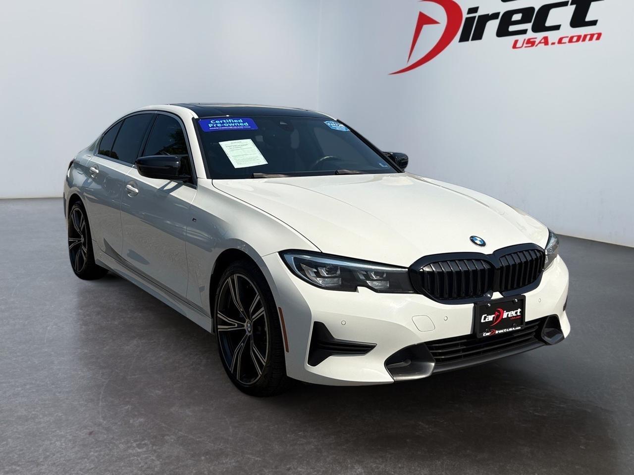 2020 BMW 3 Series 330i xDrive, PADDLE SHIFTERS, AUTO START/STOP, ECO PRO/SPORT/COMFORT DRIVE MODES, SUNROOF, BLIND SPOT ALERT, HEATED STEERING WHEEL & SEATS, 360 BACKUP CAMERA, APPLE CARPLAY/ANDROID AUTO, LOW MILES, CLEAN CARFAX, RIDE LUXURIOUS IN THIS BMW!