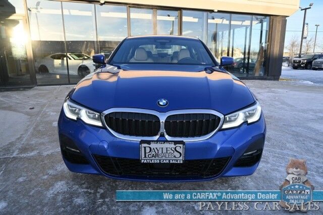 2020 BMW 330i xDrive / AWD / Auto Start / M Sport Pkg / Driver Assist Pro / Power & Heated Leather Seats / Heated Steering Wheel / NAV / HUD / Sunroof / Harman Kardon / Adaptive Cruise / Lane Depart & Blind Spot / Back Up Cam