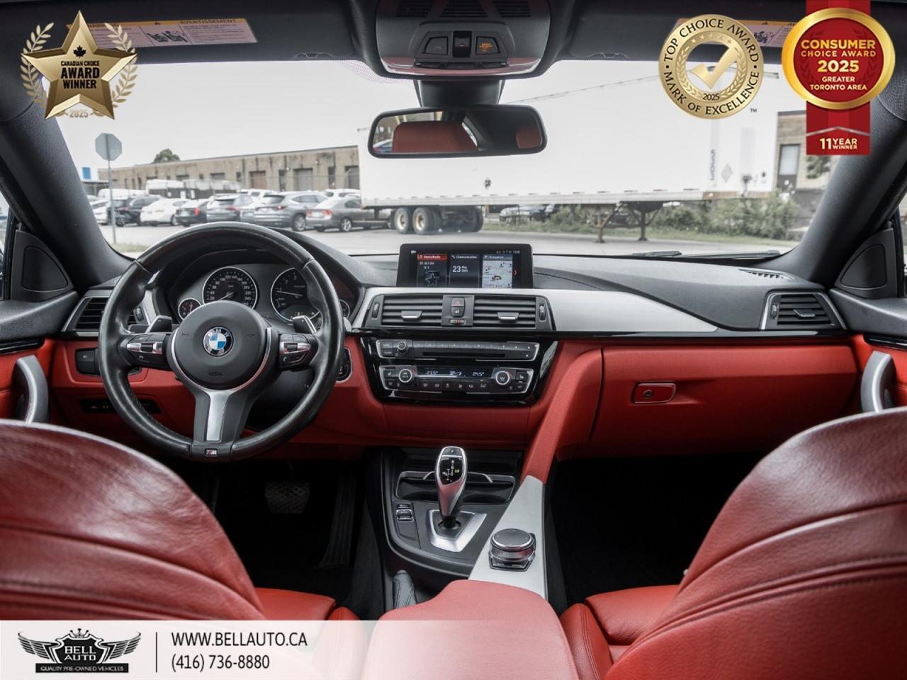 2020 BMW 4 Series 430i GranCoupe xDrive | M-SPORTPKG | REDLEATHER | NAVI | MOONROOF | BACKUPCAM | NOACCIDENT Toronto ON