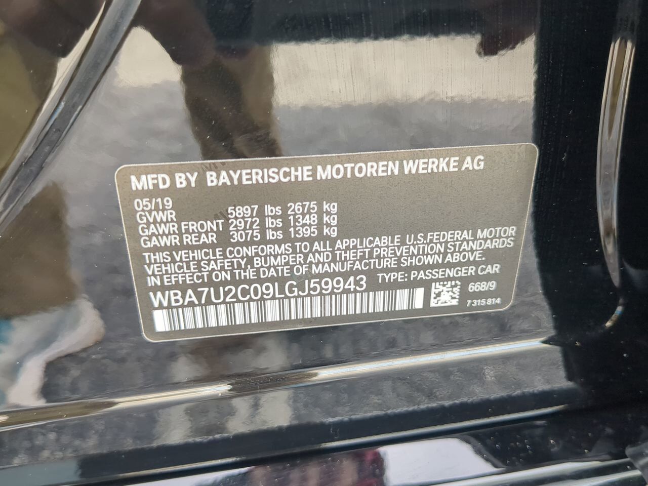 2020 BMW 7 Series 750i xDrive Winder GA