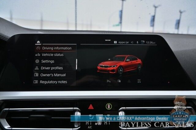 2020 BMW M340i xDrive / AWD / Auto Start / Premium Pkg / Power & Heated Leather Seats / Heated Steering Wheel / HUD / NAV / Sunroof / Apple CarPlay & Android Auto / Back Up Camera / Keyless Entry & Start / 30 MPG Anchorage AK