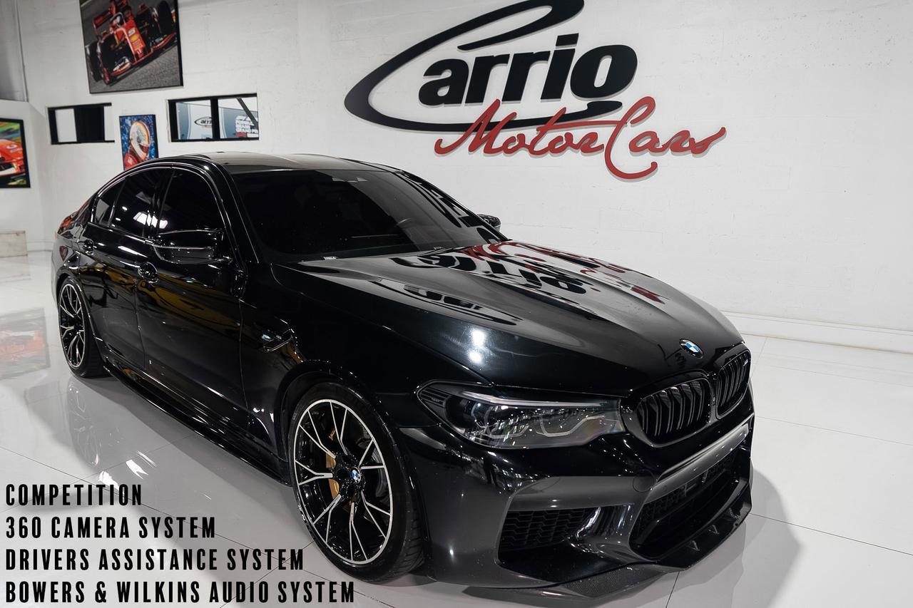 2020 BMW M5 Competition Black Sapphire paint, 360 camera, Bowers & Wilkins audio system AND MUCH MORE!!