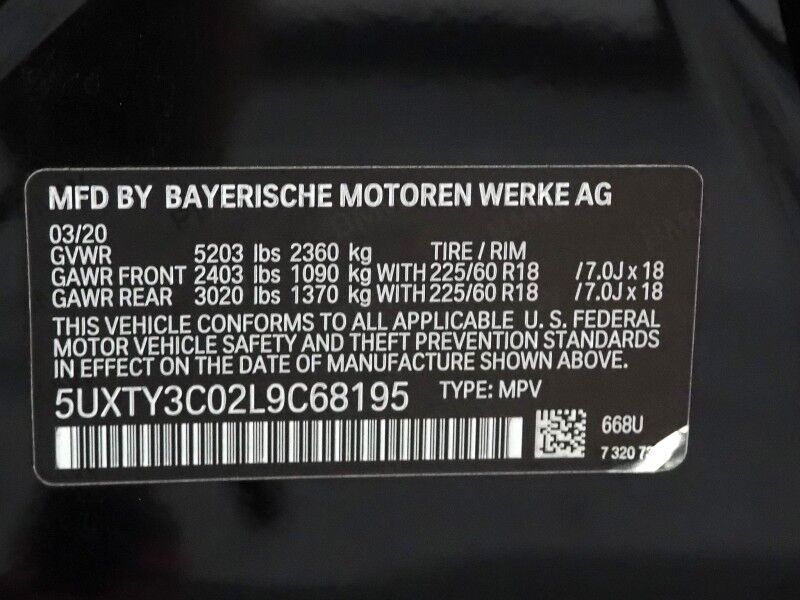 2020 BMW X3 sDrive30i *NAVIGATION, BACKUP-CAMERA, PANORAMA MOONROOF, HEATED SEATS/STEERING, COMFORT ACCESS, POWER LIFTGATE, LED HEADLIGHTS, APPLE CARPLAY Round Rock TX