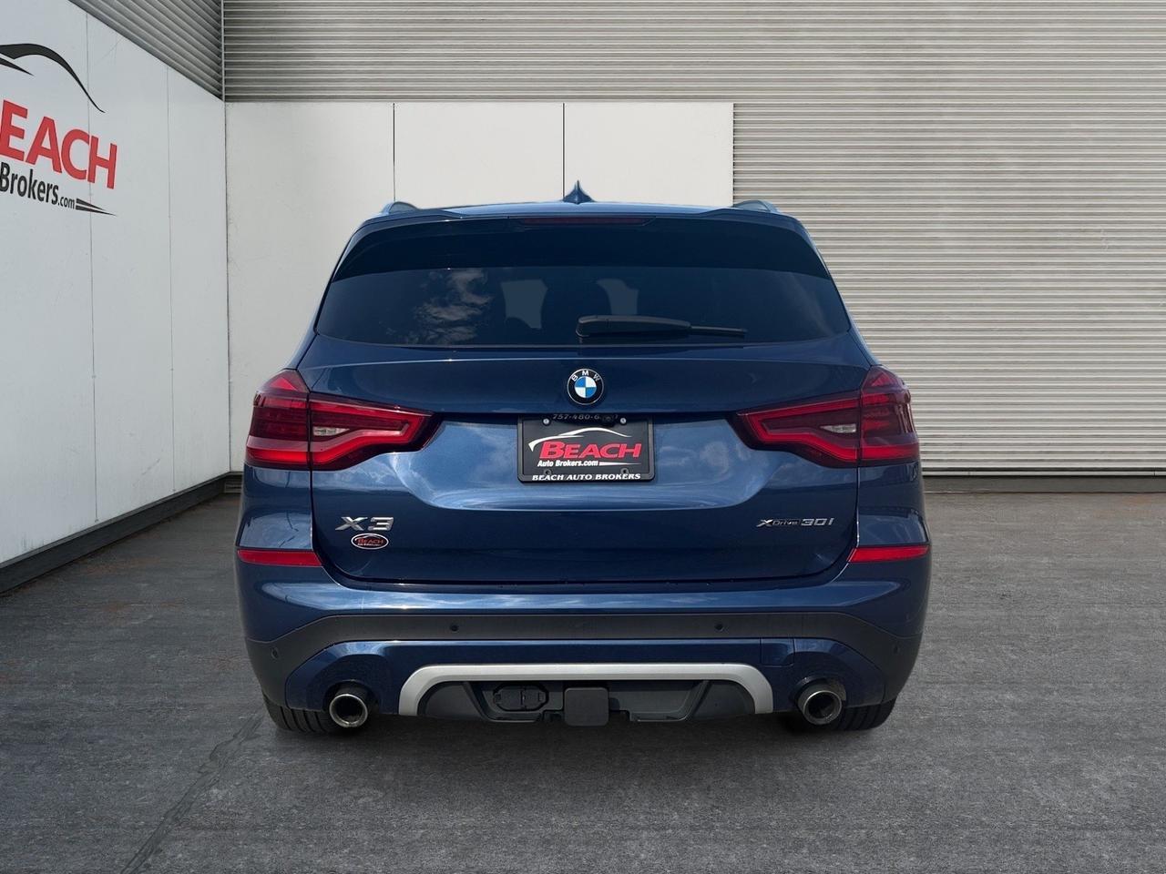 2020 BMW X3 xDrive30i, HEATED SEATS, MOONROOF, POWER FOLDING MIRRORS, POWER MIRRORS, POWER LIFTGATE, REMOTE KEYLESS ENTRY, BLUETOOTH, BACKUP CAMERA, HI-FI SPEAKERS, CLEAN CARFAX, ONLY 1 ONWER! Norfolk VA