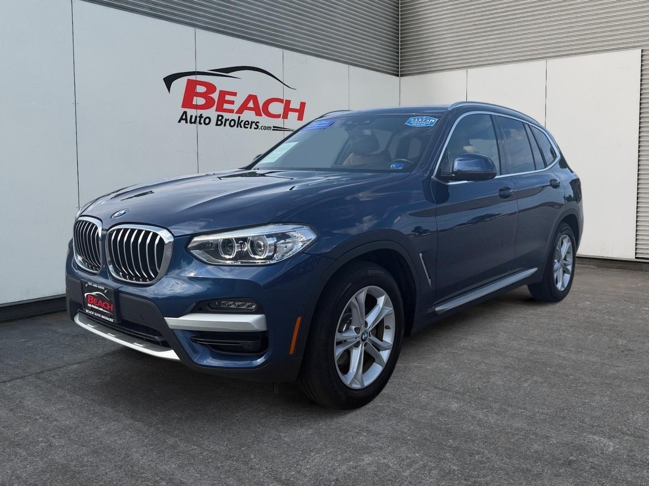 2020 BMW X3 xDrive30i, HEATED SEATS, MOONROOF, POWER FOLDING MIRRORS, POWER MIRRORS, POWER LIFTGATE, REMOTE KEYLESS ENTRY, BLUETOOTH, BACKUP CAMERA, HI-FI SPEAKERS, CLEAN CARFAX, ONLY 1 ONWER!