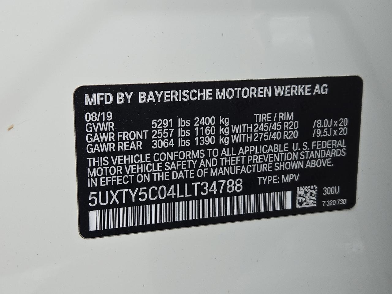 2020 BMW X3 xDrive30i Vineland NJ