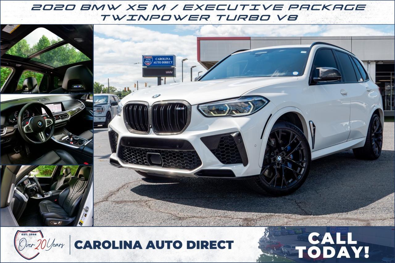 2020 BMW X5 M AWD / Executive Package / Twinpower Turbo V8!