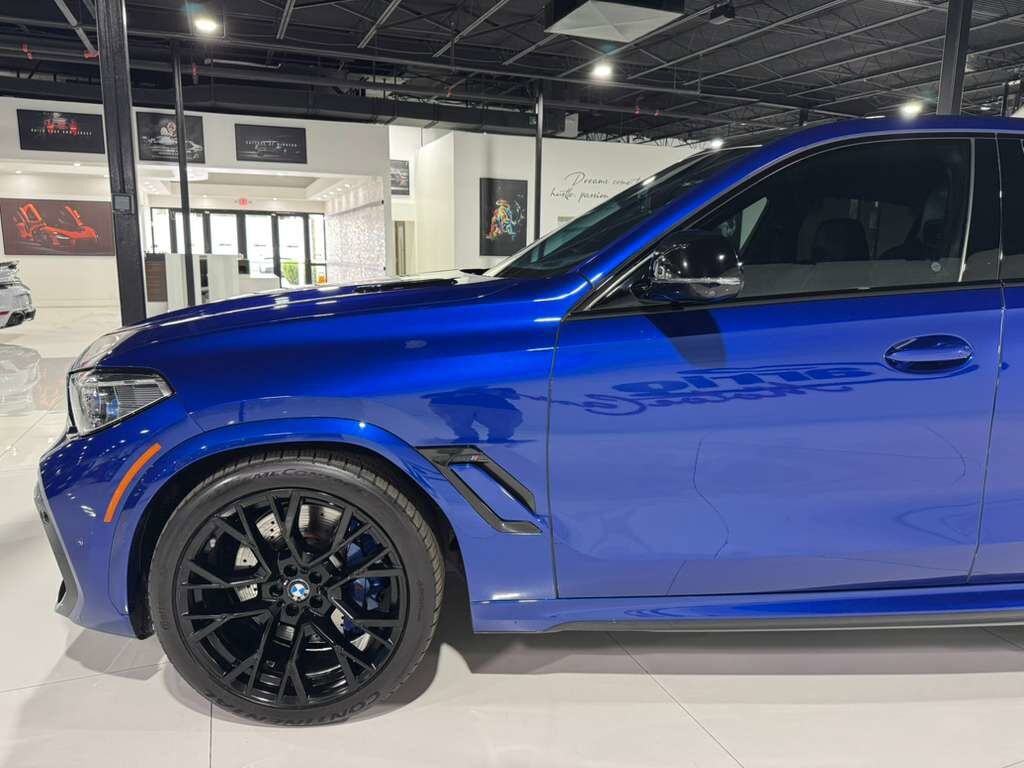 2020 BMW X6 M Competition Marina Bay Blue paint, interior carbon trim,extended leather,Bowers & Wilkins AND MORE!! Fort Lauderdale FL