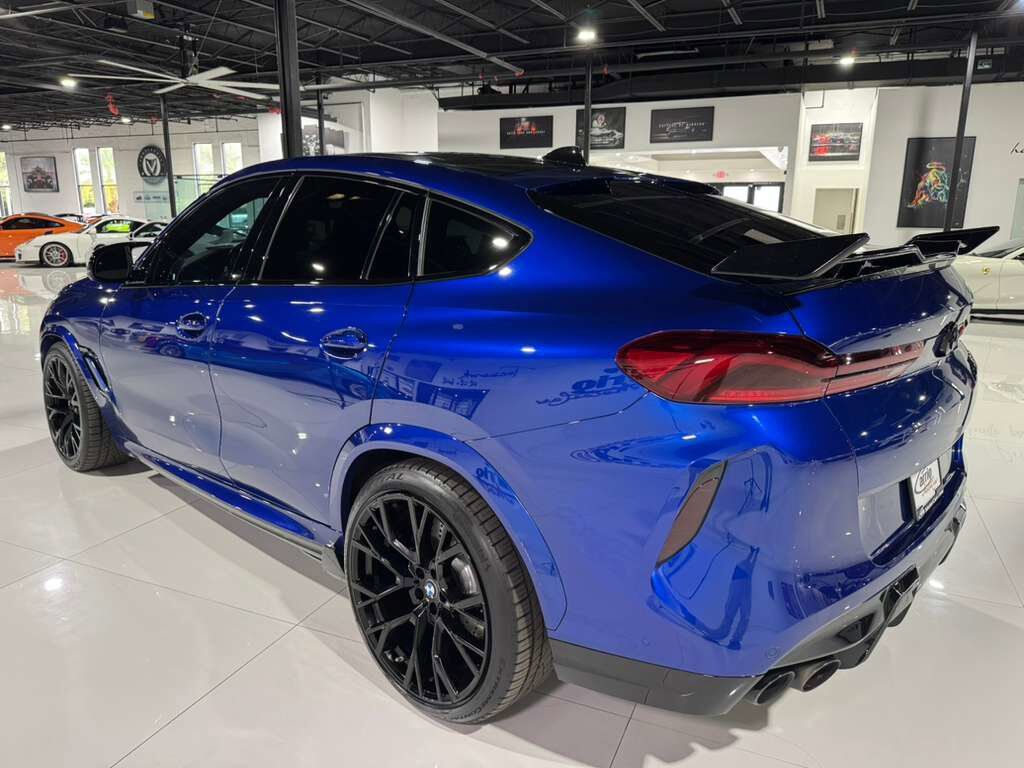 2020 BMW X6 M Competition Marina Bay Blue paint, interior carbon trim,extended leather,Bowers & Wilkins AND MORE!! Fort Lauderdale FL