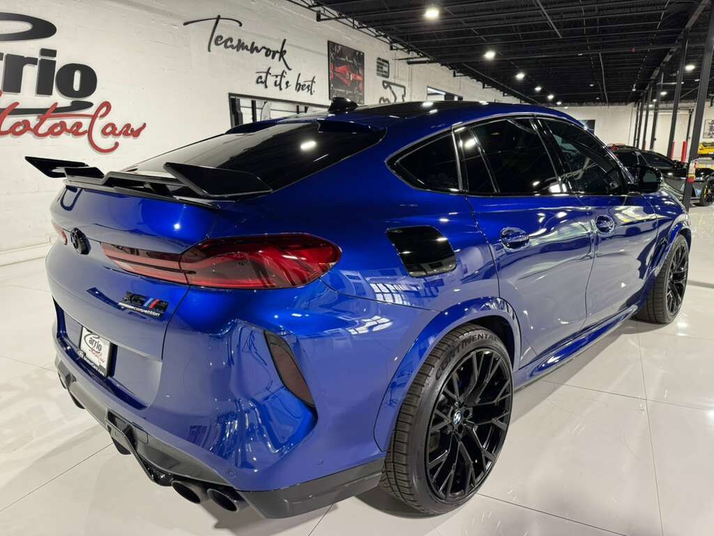 2020 BMW X6 M Competition Marina Bay Blue paint, interior carbon trim,extended leather,Bowers & Wilkins AND MORE!! Fort Lauderdale FL