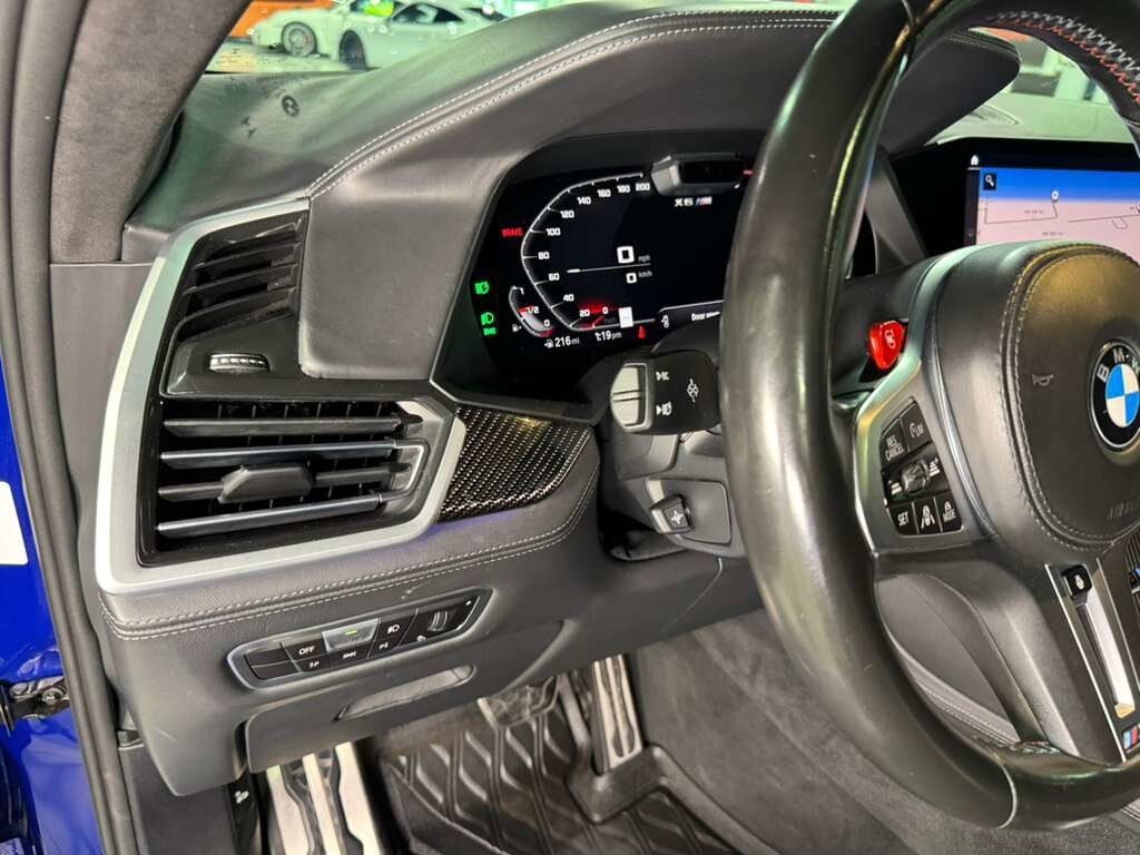 2020 BMW X6 M Competition Marina Bay Blue paint, interior carbon trim,extended leather,Bowers & Wilkins AND MORE!! Fort Lauderdale FL