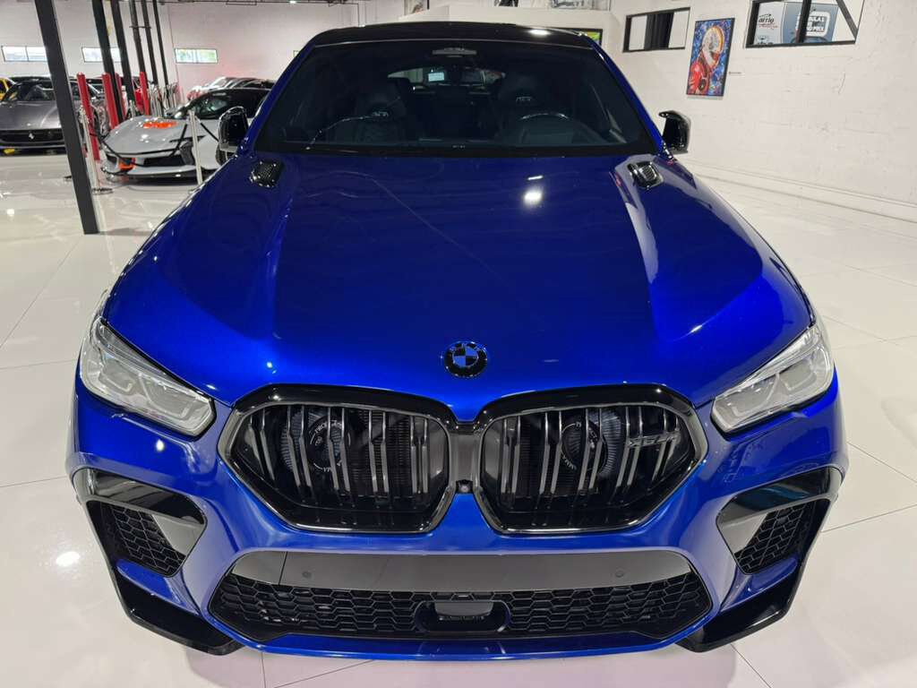 2020 BMW X6 M Competition Marina Bay Blue paint, interior carbon trim,extended leather,Bowers & Wilkins AND MORE!! Fort Lauderdale FL