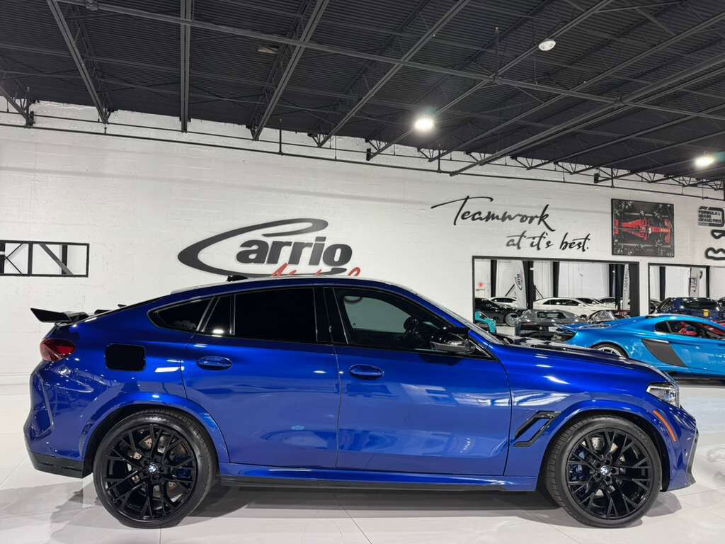 2020 BMW X6 M Competition Marina Bay Blue paint, interior carbon trim,extended leather,Bowers & Wilkins AND MORE!! Fort Lauderdale FL