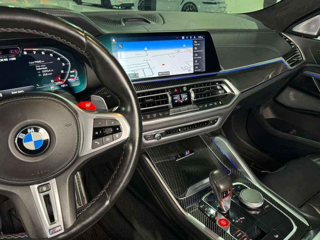 2020 BMW X6 M Competition Marina Bay Blue paint, interior carbon trim,extended leather,Bowers & Wilkins AND MORE!! Fort Lauderdale FL