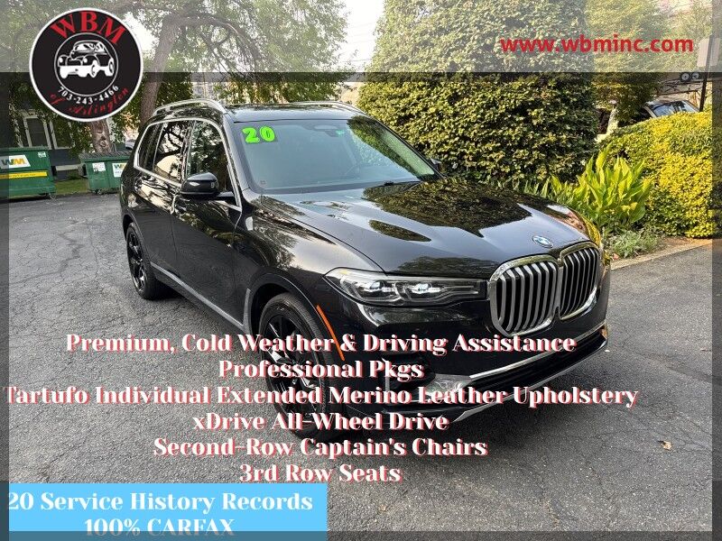 2020 BMW X7 xDrive40i AWD/4WD w/ Premium Package