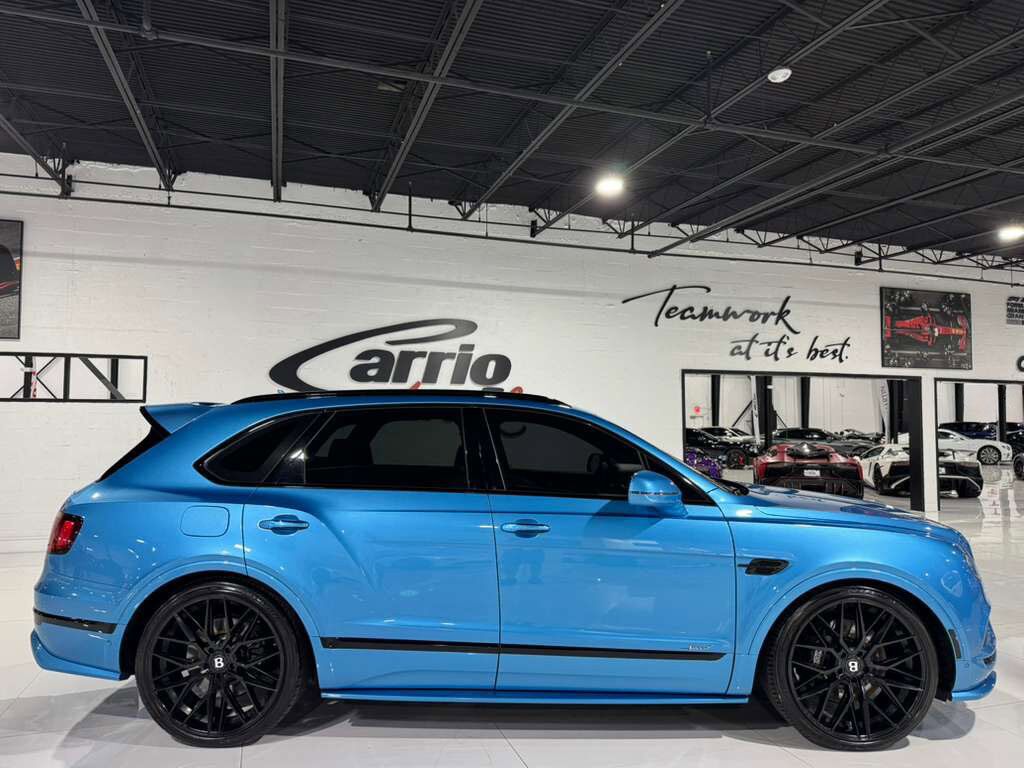 2020 Bentley Bentayga Speed Kingfisher paint, Blackline Specification, leather/alcantara interior AND MUCH MORE!! Fort Lauderdale FL