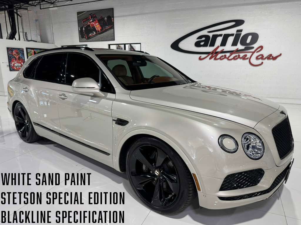 2020 Bentley Bentayga V8 Stetson Special Edition, White Sand paint, Blackline Specification AND MUCH MORE!! Fort Lauderdale FL