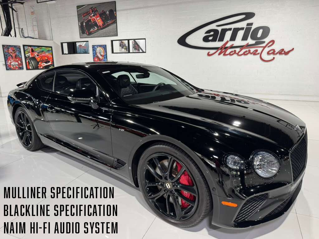 2020 Bentley Continental GT V8 Blackline Specification, Naim audio system AND MUCH MORE!! Fort Lauderdale FL