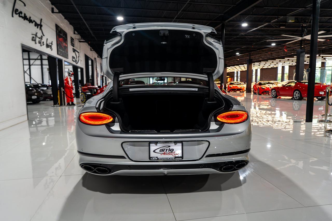 2020 Bentley Continental GT V8 Silver Tempest paint,Blackline Specification,Hotspur leather interior AND MUCH MORE!! Fort Lauderdale FL